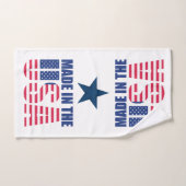 Fabriqué aux États-Unis (Serviette à main)