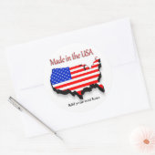 Fabriqué aux Etats-Unis autocollants étiquette (Enveloppe)