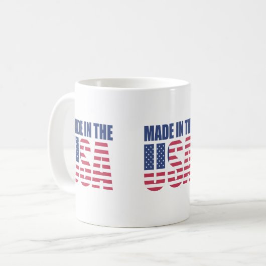 Fabriqué aux USA Mug (Devant gauche)