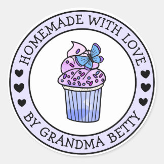 Fabriqué avec amour, Étiquettes cadeaux de Cupcake