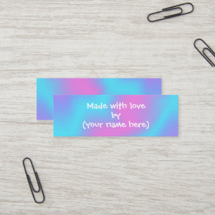 Fabriqué avec amour Mini Carte de visite personnal