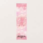 Fabriqué Avec Amour Plié Sur Carte À Porter (Extérieur déplié)