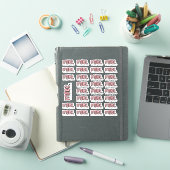 Fabriqué avec amour - Stickers d'aquarelle (Couverture iPad)