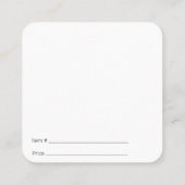 Fabriqué Avec Carte D'Écoute Amoureuse, Coeurs Aqu (Dos)