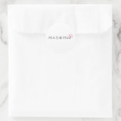 Fabriqué avec des autocollants Mahal (Sac)
