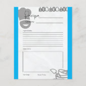 Fabriqué Dans [Votre Nom] Carte Recette Cuisine To (Dos)