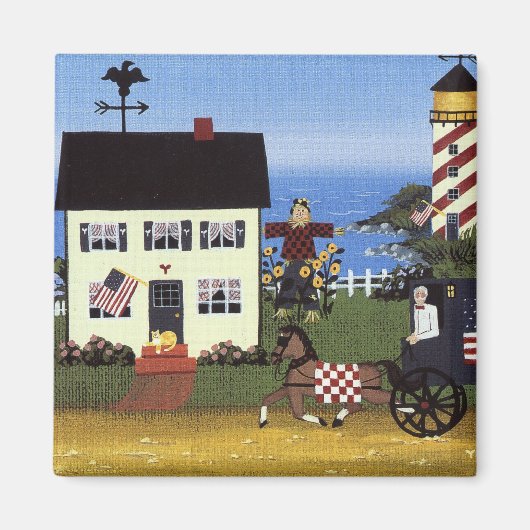 Fabriqué en Amérique Magnet (Devant)