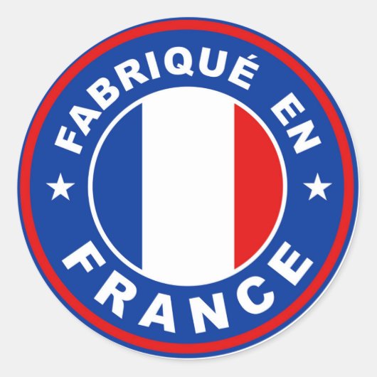 fabriqué en france étiquette national (Devant)