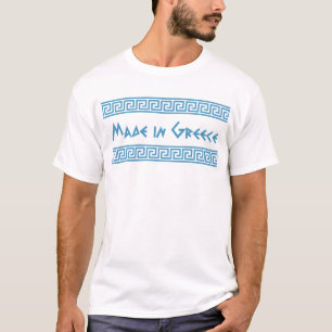 "Fabriqué en Grèce" avec T-shirt Motif Meander