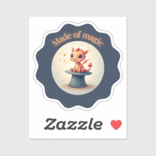 Fabriqué en magie - Sticker Dragon mignon