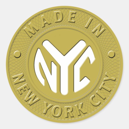 FABRIQUÉ EN Stickers NYC (Devant)
