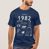 Fabriqué en TShirt 1982 (Devant)