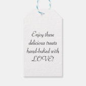 Fabriqué maison Baked Good étiquettes - Fabriqué a (Dos)
