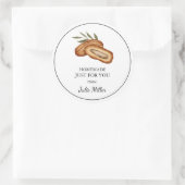 Fabriqué maison juste pour vous étiquette de fruit (Sac)