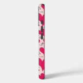 Fabriqué par l'homme : coque iphone aux coeurs ros (Verso / Gauche)