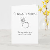 Fabriqué pour chaque autre carte Fiançailles (Fleur jaune)