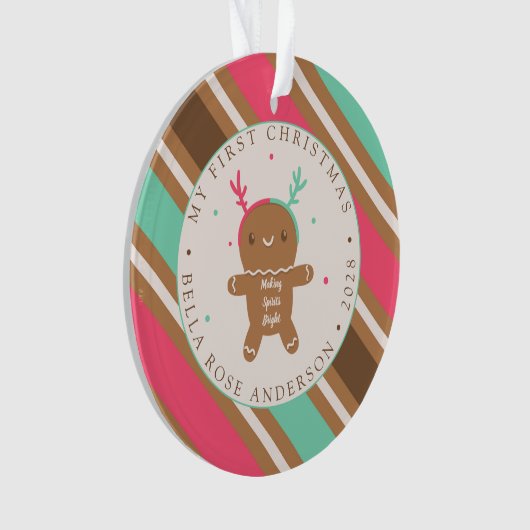 Fabriquer des esprits Bright Reindeer Gingerbread  (devant)