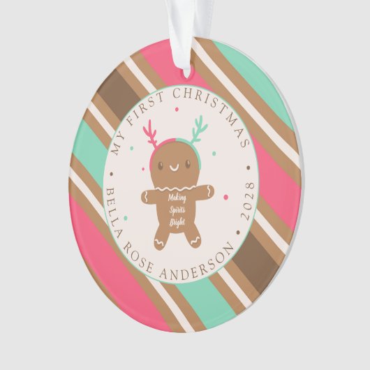 Fabriquer des esprits Bright Reindeer Gingerbread (devant)