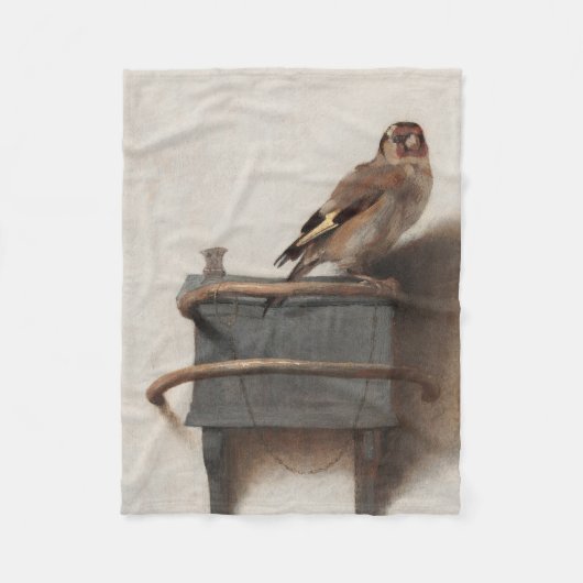 Fabritius De Goudvink Schilderkunst Print Fleece Deken (Voorkant)
