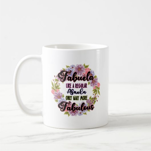 Fabuela als een gewone Abuela enige manier fantast Koffiemok (Links)