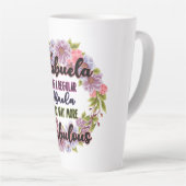 Fabuela als een gewone Abuela enige manier fantast Latte Mok (Rechterhoek)