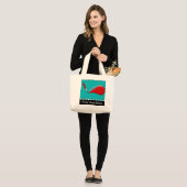 Fabulair flebotomist BloeddruppelCanvas tas (Voorkant (model))