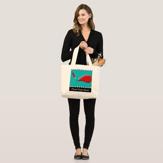 Fabulair flebotomist BloeddruppelCanvas tas (Voorkant (model))