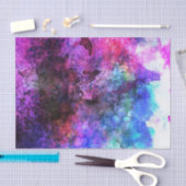 Fabulaire Paarse Waterverf Abstract Tissuepapier (Craft)