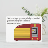 Fabuleuse invitation art déco/carte faire-part (Debout devant)