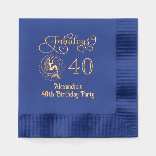 Fabuleux 40 (ou n'importe quel âge) Sirène Lune an (Recto)