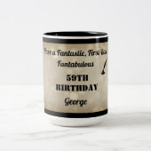 Fabuleux 59e Anniversaire Mug (Centre)
