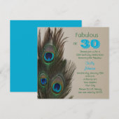 Fabuleux à 30 30e anniversaire de fête Invitation (Devant / Derrière)
