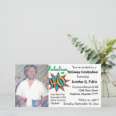 Fabuleux À 40 Anniversaire Fête Photo Invitation (Debout devant)