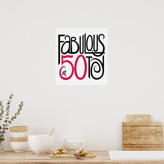 Fabuleux à 50 Poster (Cuisine)