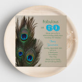 Fabuleux à 60 60e anniversaire de fête Invitation