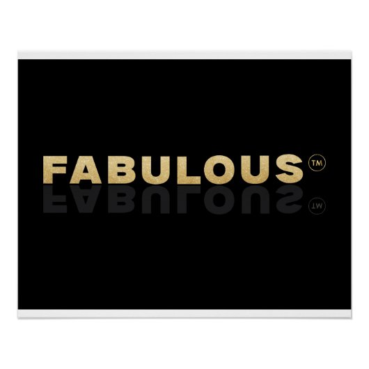 Fabuleux avec Affiche de Marque Déposée (Devant)