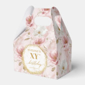 Fabuleux Boho rose bleu Ballotins d'anniversaire (Verso)