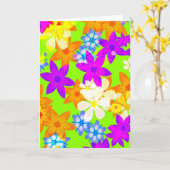 Fabuleux carte de note fleurs (Fleur jaune)