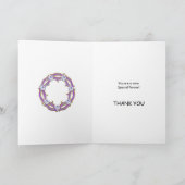 Fabuleux Carte de remerciements de fleurs (Intérieur)