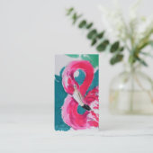 Fabuleux Cartes de visite Flamants roses (Debout devant)