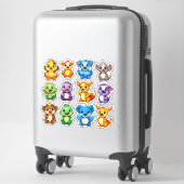 Fabuleux ensemble de stickers animaliers (Sur valise)