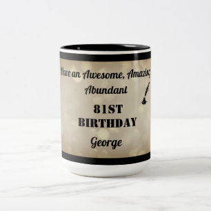 Fabuleux Mug personnalisé 81e anniversaire