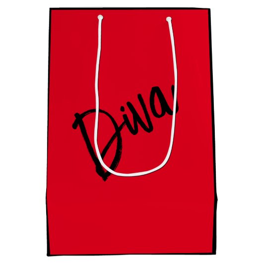 Fabuleux sac cadeau "Vin Diva" (Dos)