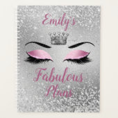 Fabuleux yeux de Parties scintillant rose pâle (Devant)