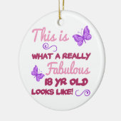 Fabulous 18th Birthday Keramisch Ornament (Links)