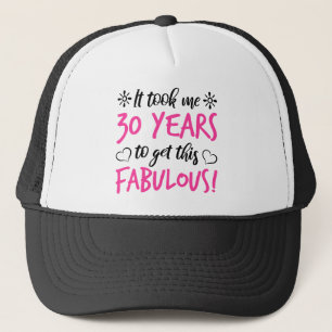 Fabulous 30th Birthday Trucker Pet