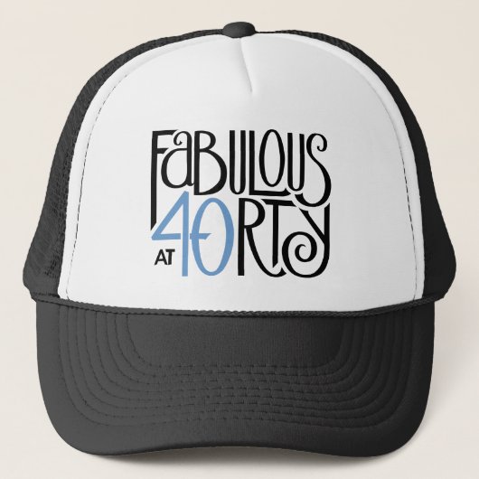 Fabulous 40 Casquette bleu noir (Devant)