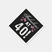 Fabulous 40th Birthday Servet (Hoek)