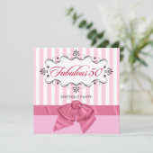 Fabulous 50 - Aangepaste feestdagen Kaart (Staand voorkant)