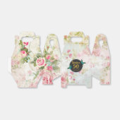 Fabulous 50 Butterfly on  Collage Bedankdoosjes (Uitgevouwen)